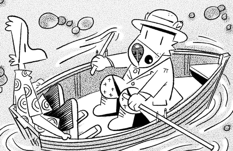 Floating Henry's boat